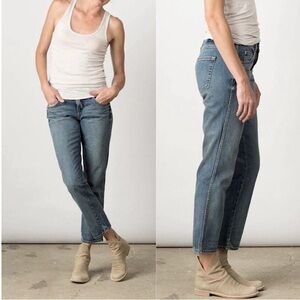 AMO Kate Straight Leg Girl Crush Blue‎ Vintage Wash Jean Blue 25